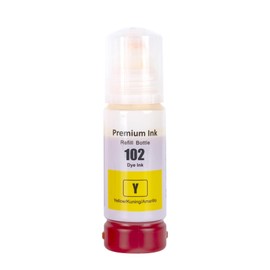 Go Inks 1 Yellow 70ml Ink Bottle to replace Epson 102 Compatible/non-OEM for EcoTank Printers