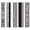 Miles5 Temporary Bracelet Tattoos Tribal Tattoos Arm Tattoos 5 Sheets