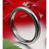 Thin Hematite Ring 3 mm Wide Round Grey Dark Grey
