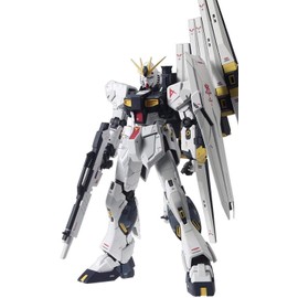 Bandai 5055454 Rx-93 Nu Gundam (Ver. Ka) MG Model Kit, from Char'S Counterattack,White/Black