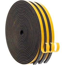 4M Weather Foam Tape Draught Excluder Seal Strip Insulation Window Door UK