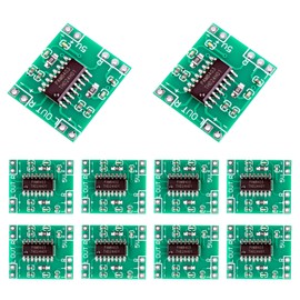 LAOMAO PAM8403 Mini Amplifier Module for DIY Audio - 5V Stereo 3W + 3W Digital Amplifier, High Efficiency, Low Power Consumption, Suitable for Speakers, Portable Devices, Audio Board (Pack of 10)