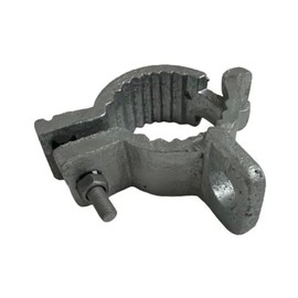 Industrial Galvanized Latch Catch, 2-3/8", Secures Gates, Durable Steel, Round Gate Hardware, Chain Link