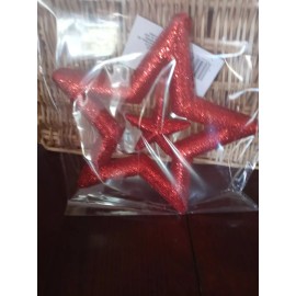 Red Glitter Star For Christmas