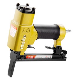 meite 1013JL Upholstery Stapler-20 Gauge 7/16-Inch Crown Pneumatic/Air Staple Gun, Fits 1/4-Inch to 1/2-Inch 10J Staples for Furniture Woodworking