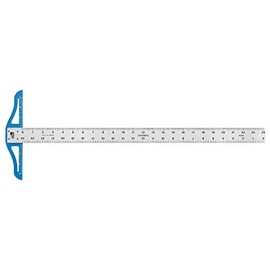 Fairgate 24" Aluminum T-Square t bar Ruler #fg63-124 Ruler, Read in inch, Made in USA