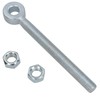 Swing Gate Long Eye Bolts Hinge + Nuts Adjustable Zinc