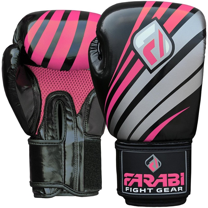 Farabi Boxing Gloves Training Sparring Punching Bag Focus Pads Training