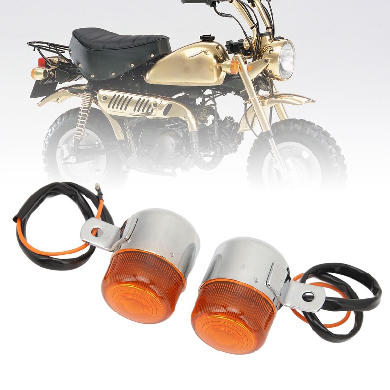 1Pair Motorcycle Turn Signal Light 6V Stylish Sturdy High Brightness