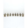 Exotic India 3" Small Superfine Ashtalakshmi Set | Brass Statues