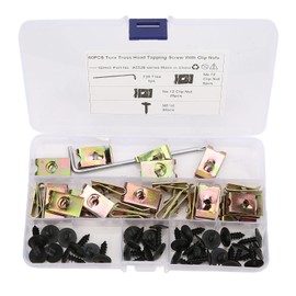 Tornillos De Defensas, Universales Para Carrocería De Protección M5x16mm, Sujetador De Retenedor De Revestimiento De Parachoques, Tornillo De Guardabarros Automotriz Con Tuercas De Clip Y Llave