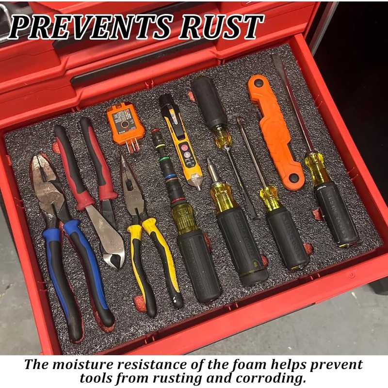 6 Pack Tool Box Foam,Foam Inserts for Cases, 18 x