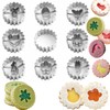 Crethinkaty 9 Pcs Mini Easter Linzer Cookie Cutters Set, Easter