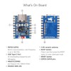 Waveshare ESP32-C6-Zero (2 PCS), ESP32-C6 Mini Development Board, Based on