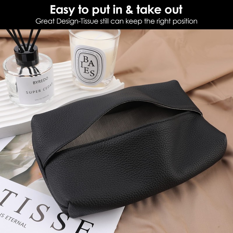 KINIVA Car Tissue Holder Sun Visor Napkin Tissue Box Holder