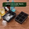 SLGOL Ice Cube Tray, Large Ice Cube Moulds for Easy