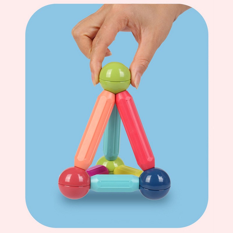 Magnetic Sticks Building Toys Creativity Educational Interactive Magnetic Building Sticks