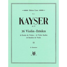 36 Etudes de Violon: op. 20. violin.