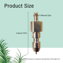 Bonchoice 10pcs Stainless Steel Rabbit Water Nipples Dispenser Hamster Waterer Automatic Watering System