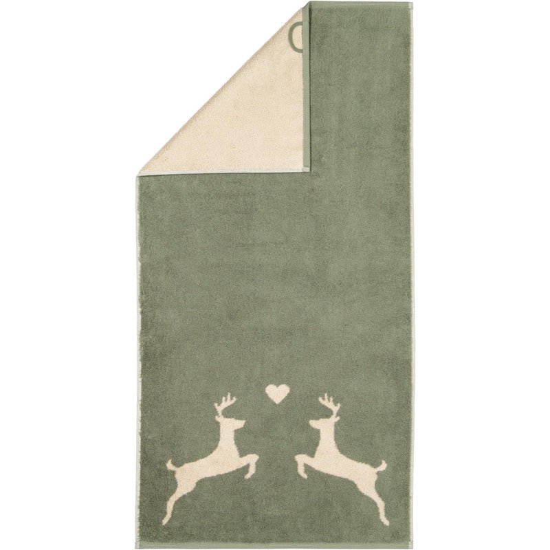 Cawö Home Hand Towels Alpenchic Edition Deer 6228 Pine 43