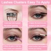 Lash Clusters Kit, 640 Pcs Eyelashes Clusters Extensions Kit 9-16mm