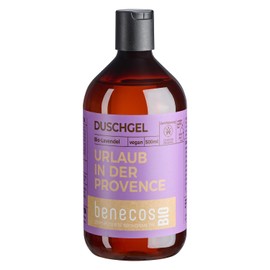 benecos Organic Shower Gel Lavender Holiday in Provence Vegan Recycled Plastic