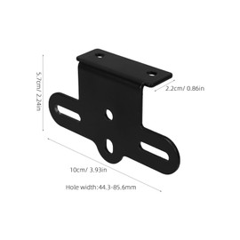 PACKOVE Bicycle Rear Rack Bike Reflector Mount Bicycle Reflector Bracket Bicycle Reflector Mount Reflector Frames Bicycle Reflector Support Bicycle Part Rear Reflector Mounting Kit