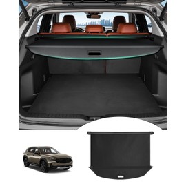 Powerty Cargo Cover for 2023 2024 2025 Mazda CX-50 Trunk Cover Retractable Trunk Shielding Shade CX50 Accessories Cargo Luggage Cover Black