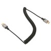 HD Multimedia Interface Coiled Cable High Speed 4K 60Hz Male