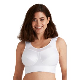 Miss Mary of Sweden Simplex Activity Non-Wired Bra, Cotton - White, size: 105E