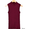 Monoa Women's Sweater, Elegant, Beautiful Lines, Sleeveless, High Neck, Knit,