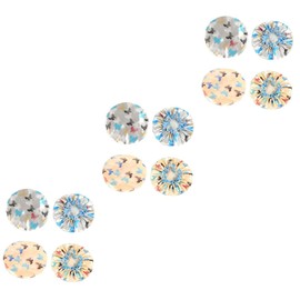 Ipetboom Sets Women's Elastic Bathing Hat Satin Shower Cap Hair Protection Soft Material One Size Fits Pcs