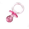 Pink Plastic Baby Pacifier Favors 2.5 (12 pieces)