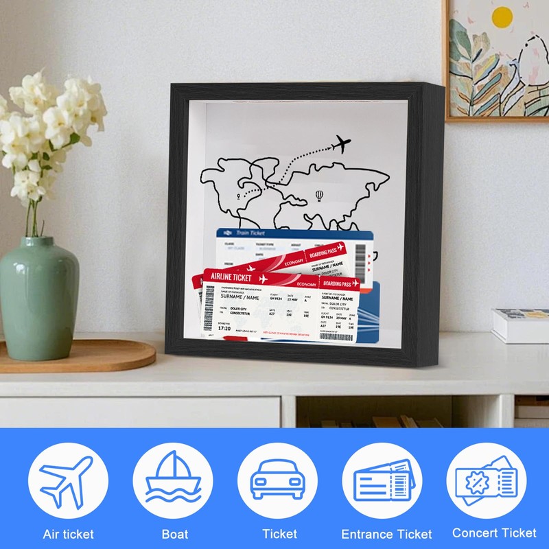 Adventure Archive Box, Large Travel Memory Box with World Map