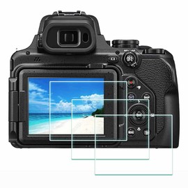 ULBTER Displayschutz schutzfolie für Nikon COOLPIX P1100 [3 Stück], Displayschutzfolie LCD gehärtetes Glas 0,3 mm Härtegrad 9H kratzfest zubehör
