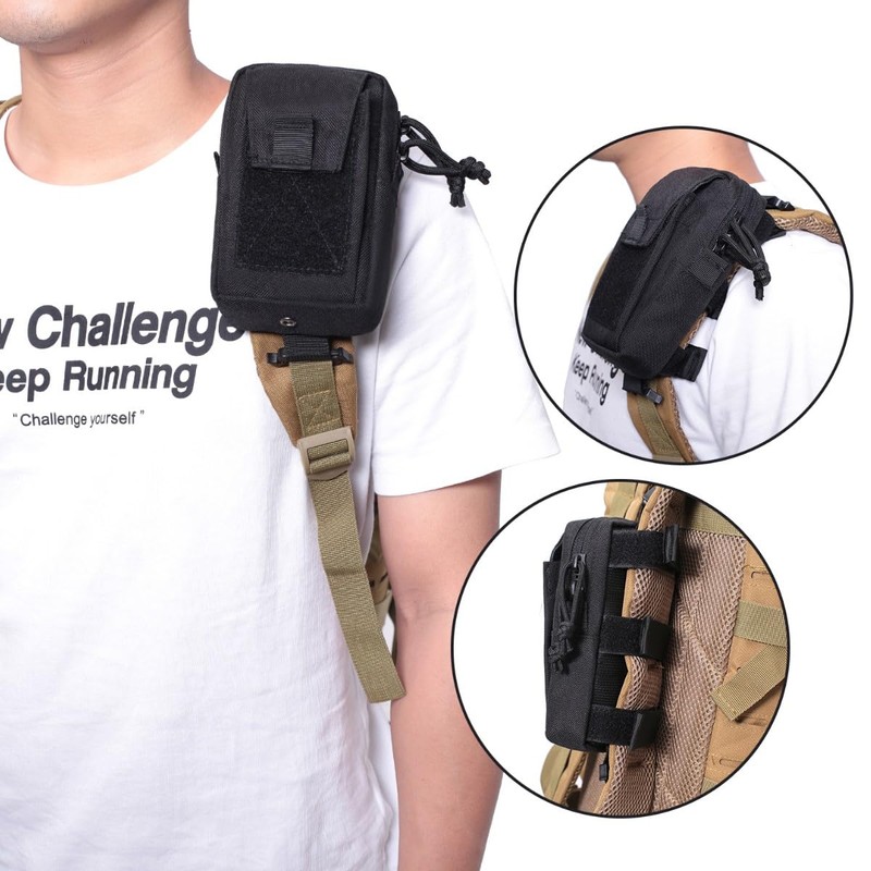 HOUSON Tactical Phone Holster, Molle EDC Belt Organizer Molle Pouches