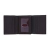 CTM Men's Leather Trifold Wallet, Brown