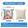 ZAEW Flamingo Flip Flops Summer Pillow Covers Throw Pillow Cases