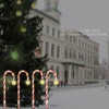 Outdoor Solar Garden Lamp Waterproof Solar Christmas Cane Stake Light