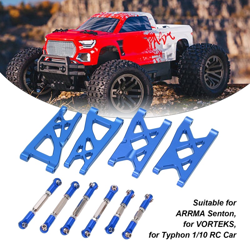 RC Aluminum Front Rear Suspension Arms and Pull Rod Steering
