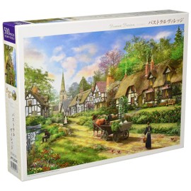 500 Piece Jigsaw Puzzle Dominic Davison Pastoral Village (15.0 x 20.9 inches (38 x 53 cm)