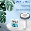 Nuovoware Digital Floating Pool Thermometer, Wireless Thermometer with Easy Read