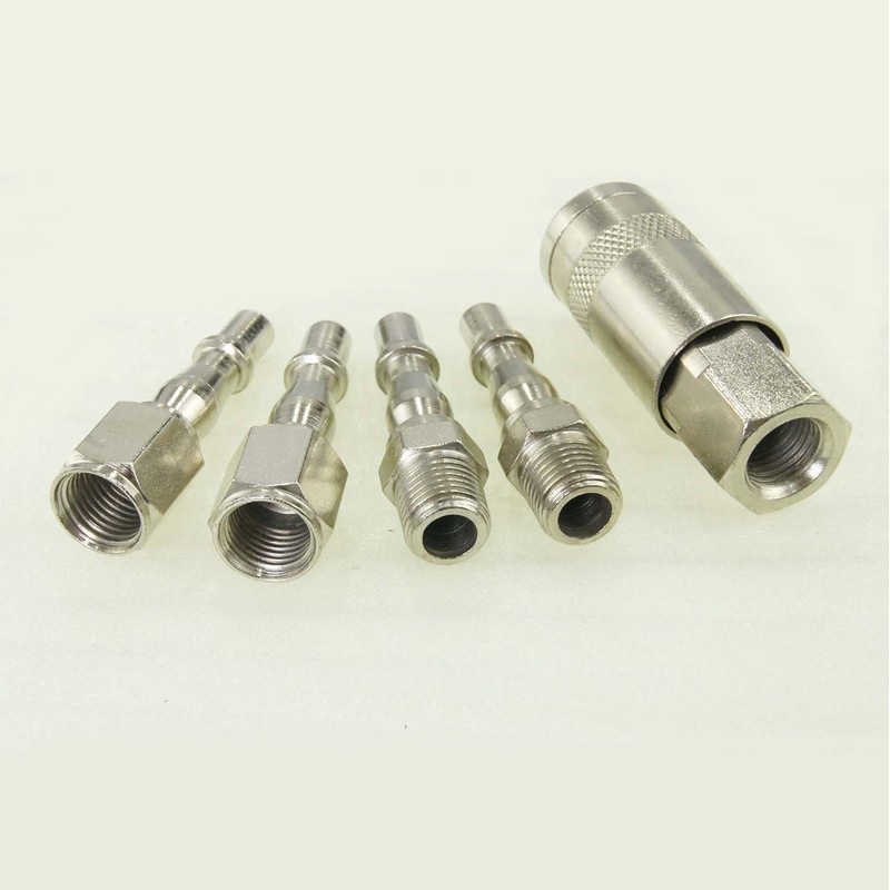 ORAZIO 5PCs 1/4" BSP Air Line Compressor Hose Quick Coupler