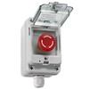 IP67 Button Switch Outdoor Waterproof Box Red Button Emergency Stop