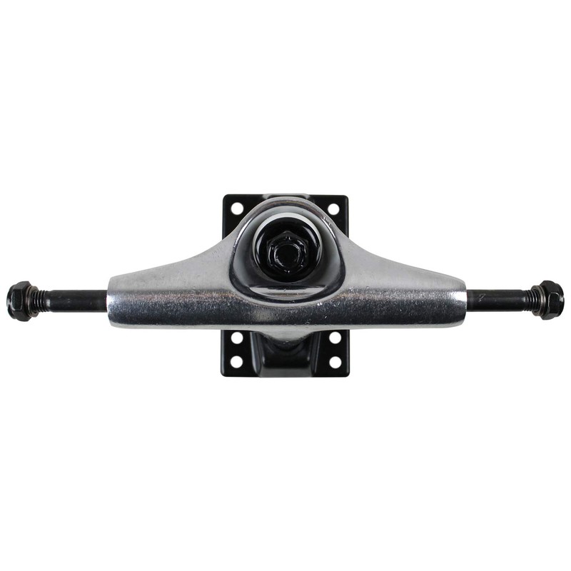 Core Skateboard Trucks 4.75 (7.375") Silver/Black Base, Premium Bushings