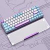 Acrylic Gaming Keyboard Wrist Rest,Clear Ergonomic Palm Rest with Anti-Slip