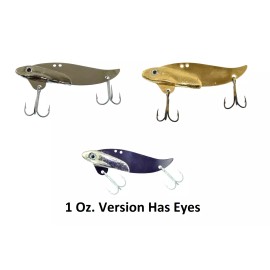 Silver Buddy Original Silver Buddy Blade Baits - Choice of Colors and Sizes - 3/4 oz., Stainless