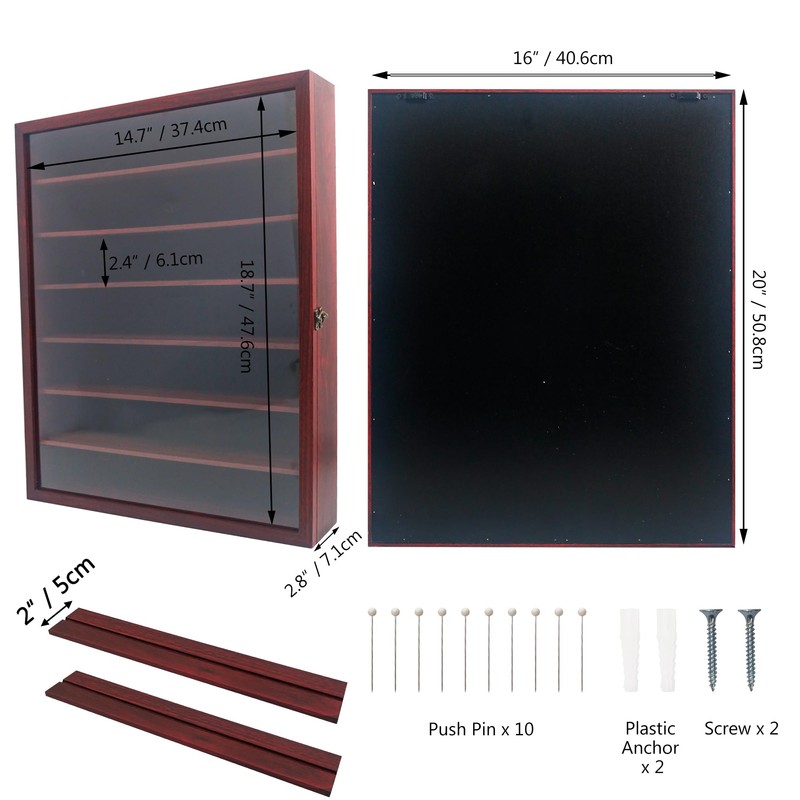 FramePro Shadow Box Frame Display Case 16x20 with Removable Shelves,
