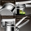 Multi-Purpose Stainless Steel Potato Ricer, Heavy Duty Large Capacity Potato
