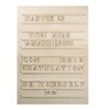 Rayher Letter Board for Baby Announcement and Celebrations with Letters, Numbers, Stars and Hearts, Message Board for Wall, 30x42cm, wood, 62859505